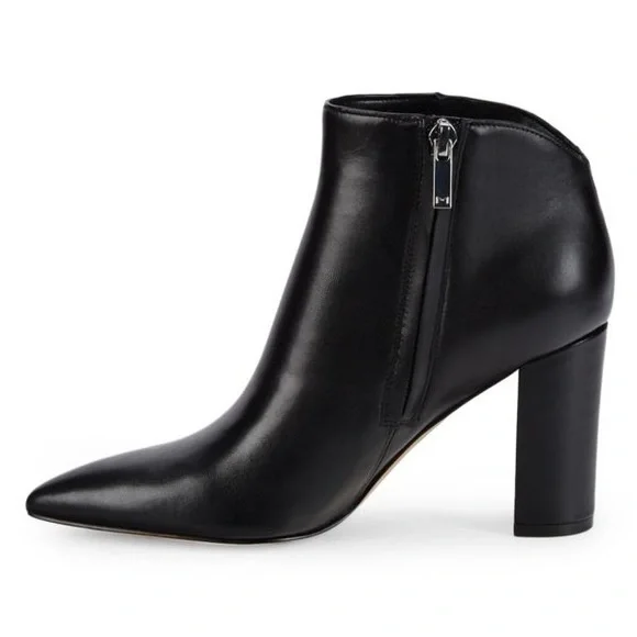 Marc Fisher Unno Point-Toe Leather Booties size 10 - Picture 2 of 11